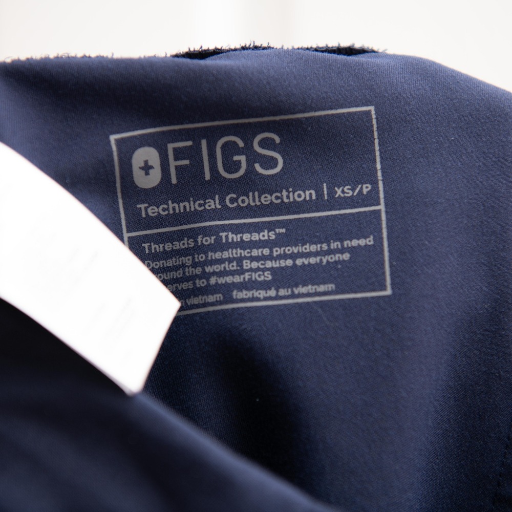 FIGS Jacket and Jogger Pants Technical Collection Scrubs Navy Blue Healthcare - Picture 11 of 11